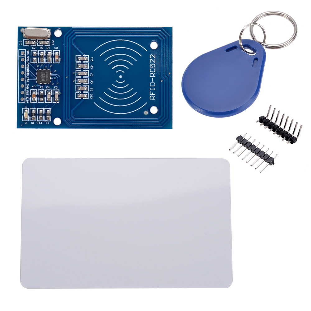 RC522 Card Read Antenna RF Module RFID Reader IC Card Proximity Module w/Keyring