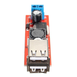 DC 6V-40V na 5V 3A Dupli USB Punjač DC-DC Step-down konverter modul