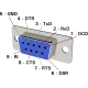 DR9 RS232 VGA muški konektor