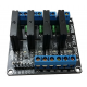 5V 4-kanalni SSR Solid-State Relej s niskim pragom okidanja i osiguračem 240V 2A
