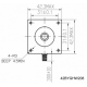 NEMA 17 -  42BYGHW208 steper motor