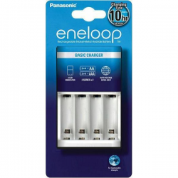 Punjač baterija Panasonic Eneloop Basic BQCC51E, 4 mjesta za punjenje AA i AAA, bez baterija