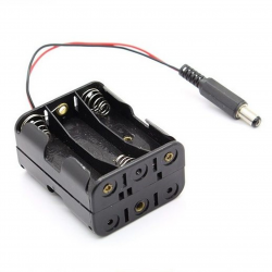 Nosač za baterije - Arduino priključak - 6xAA