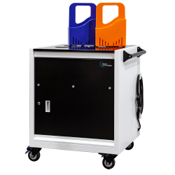 AC-GO-32, 32 Bay Smart Charging Cart & Carry Out Baskets 