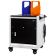 AC-GO-32, 32 Bay Smart Charging Cart & Carry Out Baskets-USB-C 65W w/Cables