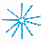 Makeblock - Cuttable Linkage 080 - Blue (10-Pack)