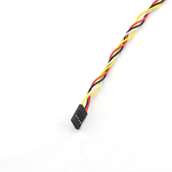 Dupont wire - 20 cm - 2.54 mm - 4P-4P - FF