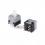 DPDT Push Button Self-locking Switch 8.5&times;8.5mm 6 Pins Double Row