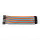 40PCS Dupont wire jumpercables 21cm 2.55MM Male to Male for Arduino