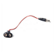 2.1 X 5.5mm Male Dc Plug to 9v Battery Clip