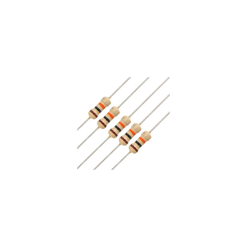 Résistances Carbone 470 Ohms - 1W - Lot De 10 Pièces - Pour Bricolage électronique