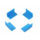 MakeBlock - Bracket 3x6-Blue (4-Pack)