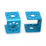 Makeblock - Bracket U1-Blue (Pair)